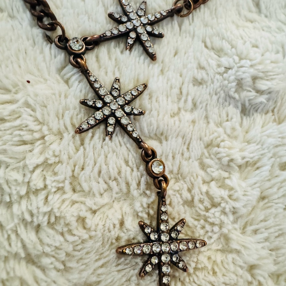 Dark Starburst Pendant Whimsigoth Fairy Vintage Inspired Necklace Witchy Goth - Picture 4 of 9